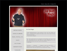 Tablet Screenshot of jimstottmagic.com